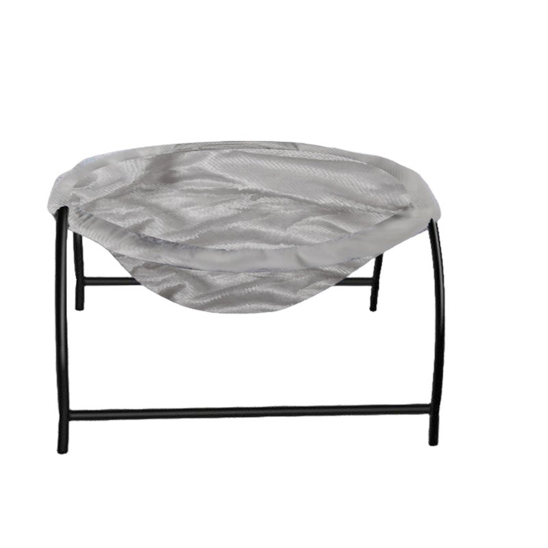 Elevated Cat Hammock Bed Comfortable Breathable Removable Raised Standing Pet Sleeping Bed for Home Grey - Image 2