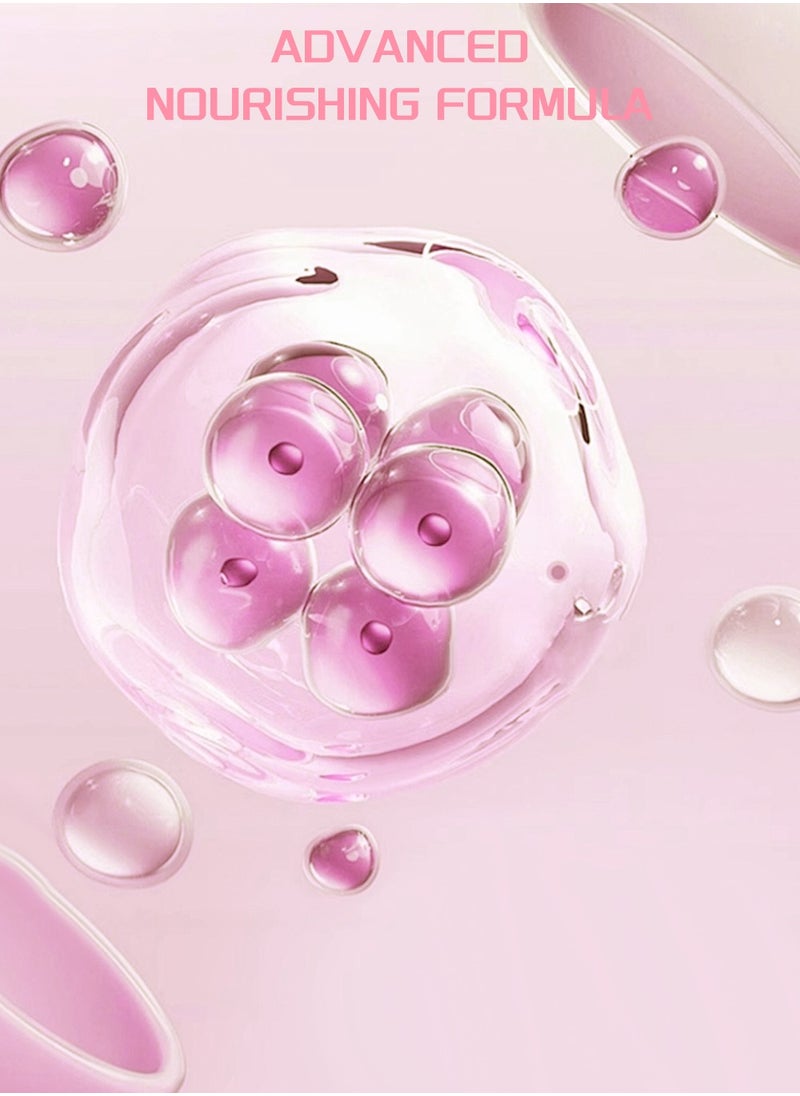 Pink Collagen Capsule Cream, Face Moisturizer - Lightweight Moisturizing Cream, Niacinamide for Uneven Skin Tone, Glow hydration,50g