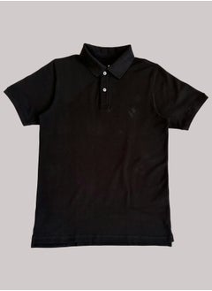 Horse Polo Horse Polo Classic Polo Shirt, Black  - Image 4