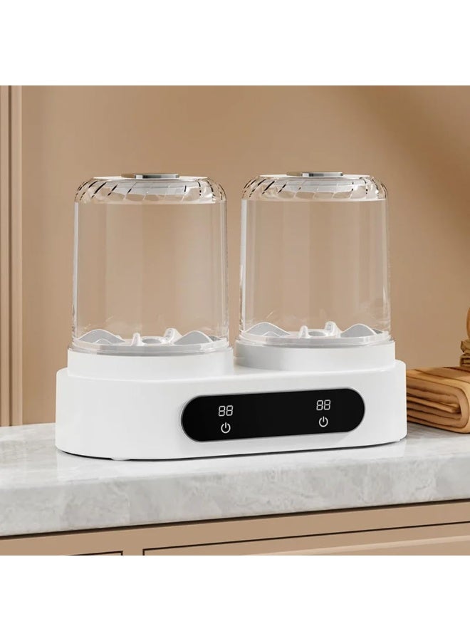 Portable Twin Tub Mini Washing Machine, 2L Double Cup Underwear & Socks Washer, USB Powered - Image 2