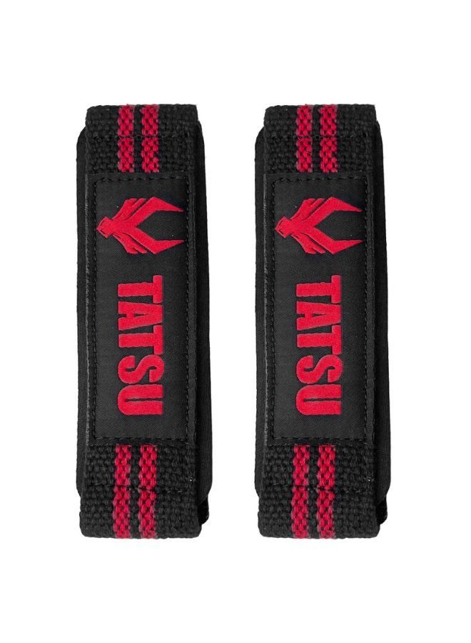 Tatsu أشرطة رفع باللون الأسود والأحمر القياسي - Image 1