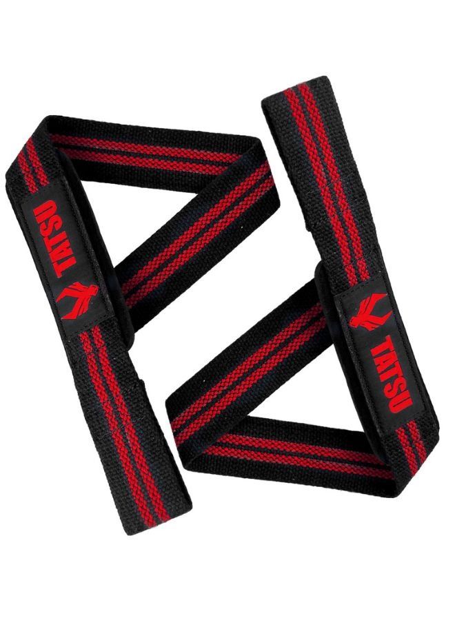 Tatsu أشرطة رفع باللون الأسود والأحمر القياسي - Image 2