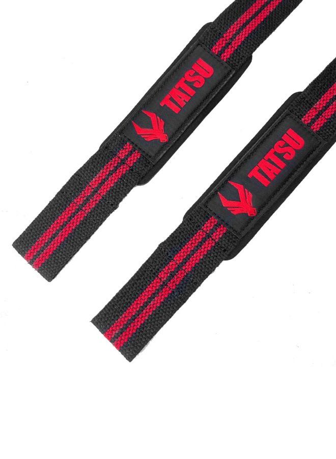 Tatsu أشرطة رفع باللون الأسود والأحمر القياسي - Image 3
