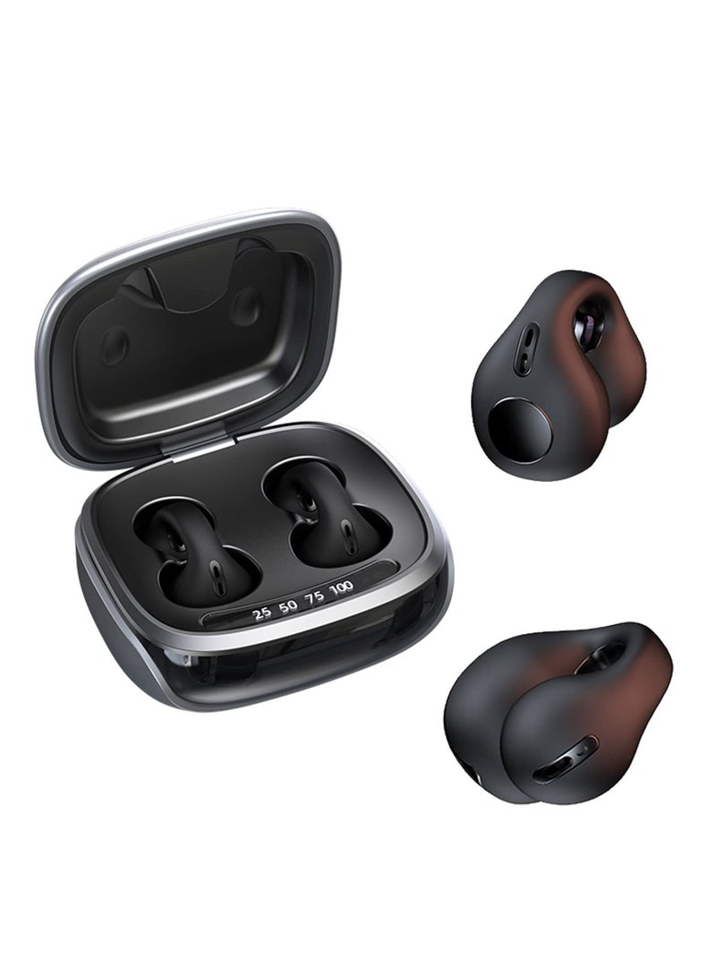 Excefore Bluetooth Headphones, Open Ear Headphones Long endurance Playback Wireless Earbuds With Wireless Charging Case And Earhooks for Sports Running Workout Game voice call  - Image 1