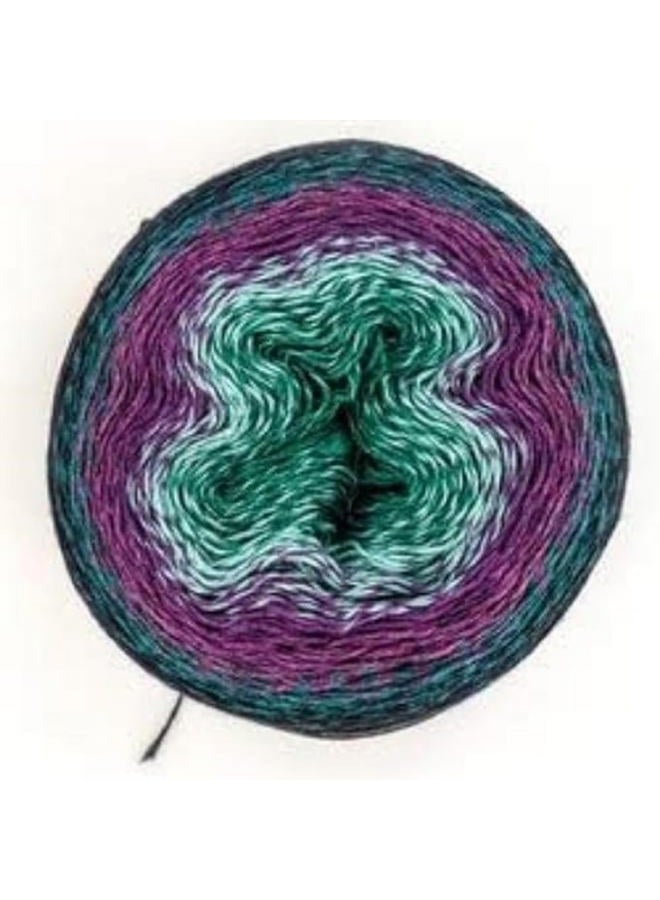 Yarn Woolly Whirl - 1111 Yards, 70% Cotton Yarn for Crocheting, 30% Wool Yarn Knitting Yarn Kit & Crafts, Color Changing Crochet Kit, Extra Large Acrylic Yarn Cake (472 Sugar Sizzle)