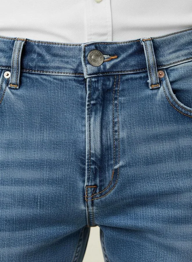 Splash FAV BLUE Men Regular Fit Mid Rise Cropped Jeans for Men | Best Price UAE