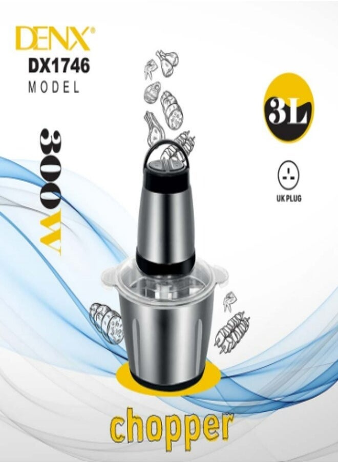 Denx Dx1746 - Multifunctional Meat Grinder 3L - Image 1
