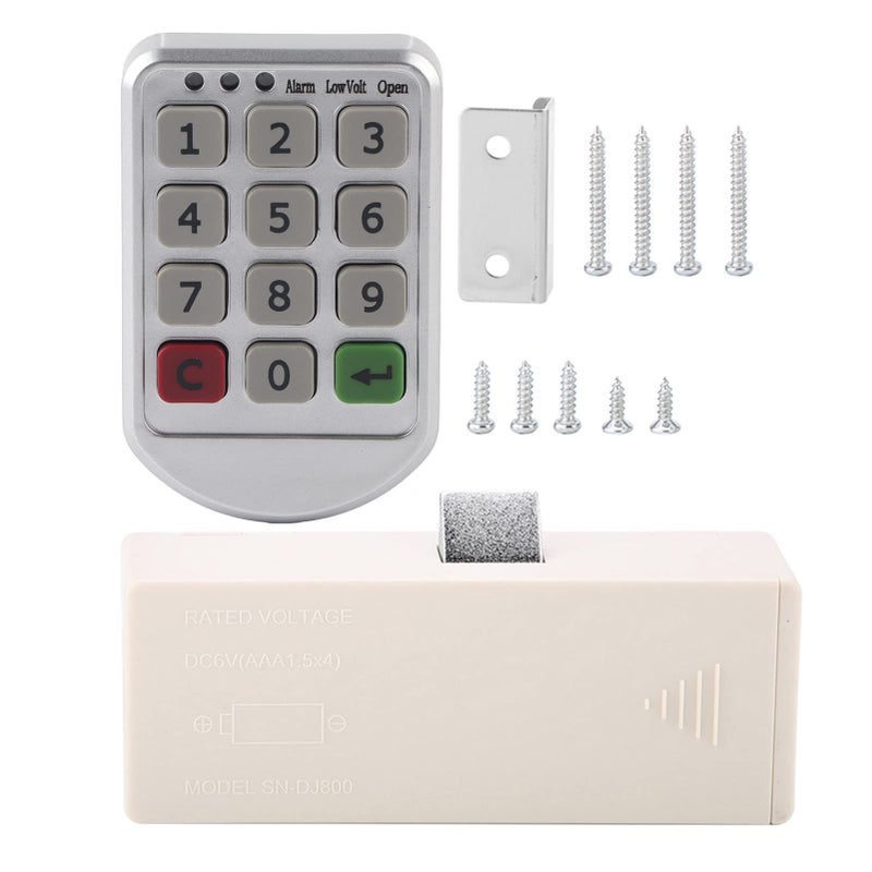 ABS Plastic Electronic Digital Keypad Password Lock For Cabinet Door - Image 2