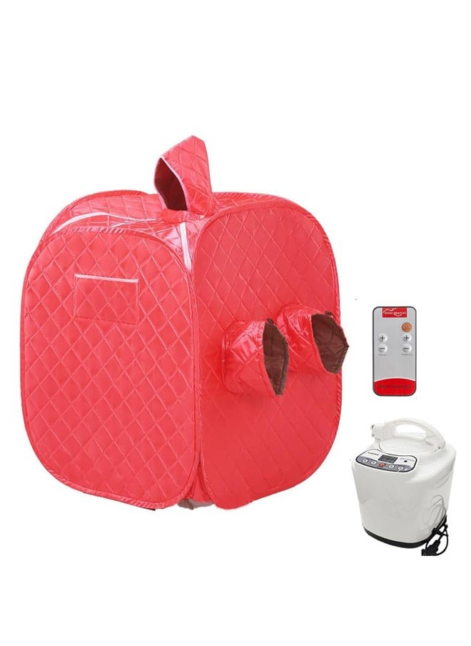 Arabest Two Person Sauna,Saunas Box,Portable Folding Steam Home,Personal Tent Spa Room,Sauna Generator Cabin Box with Steamer for Household Weight Loss  - Image 1