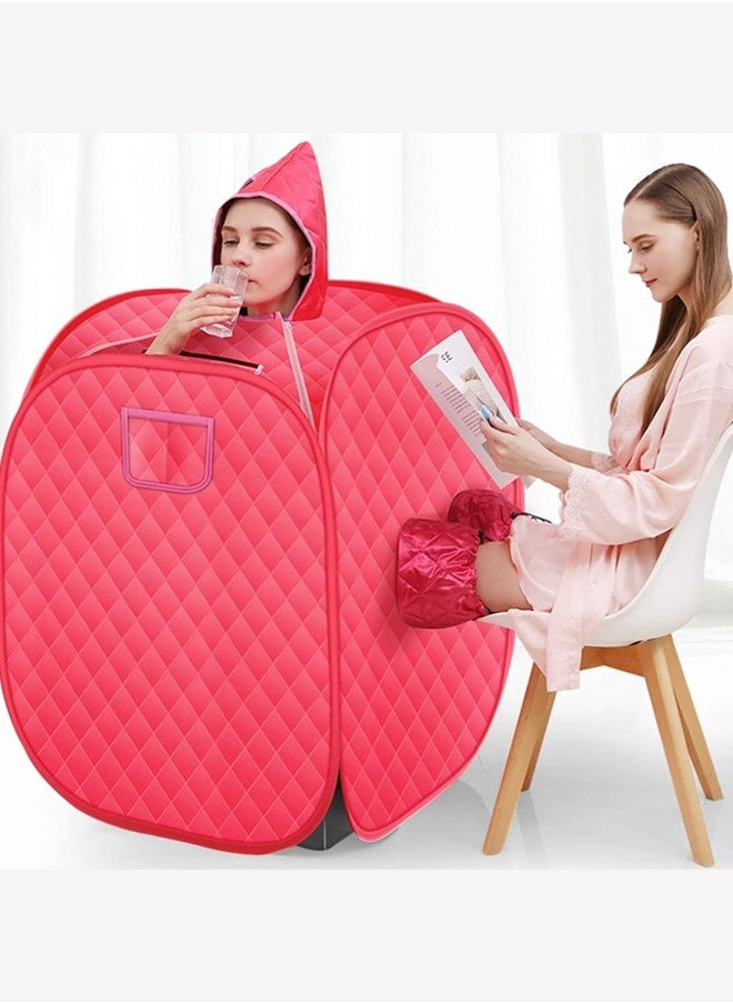 Arabest Two Person Sauna,Saunas Box,Portable Folding Steam Home,Personal Tent Spa Room,Sauna Generator Cabin Box with Steamer for Household Weight Loss  - Image 4