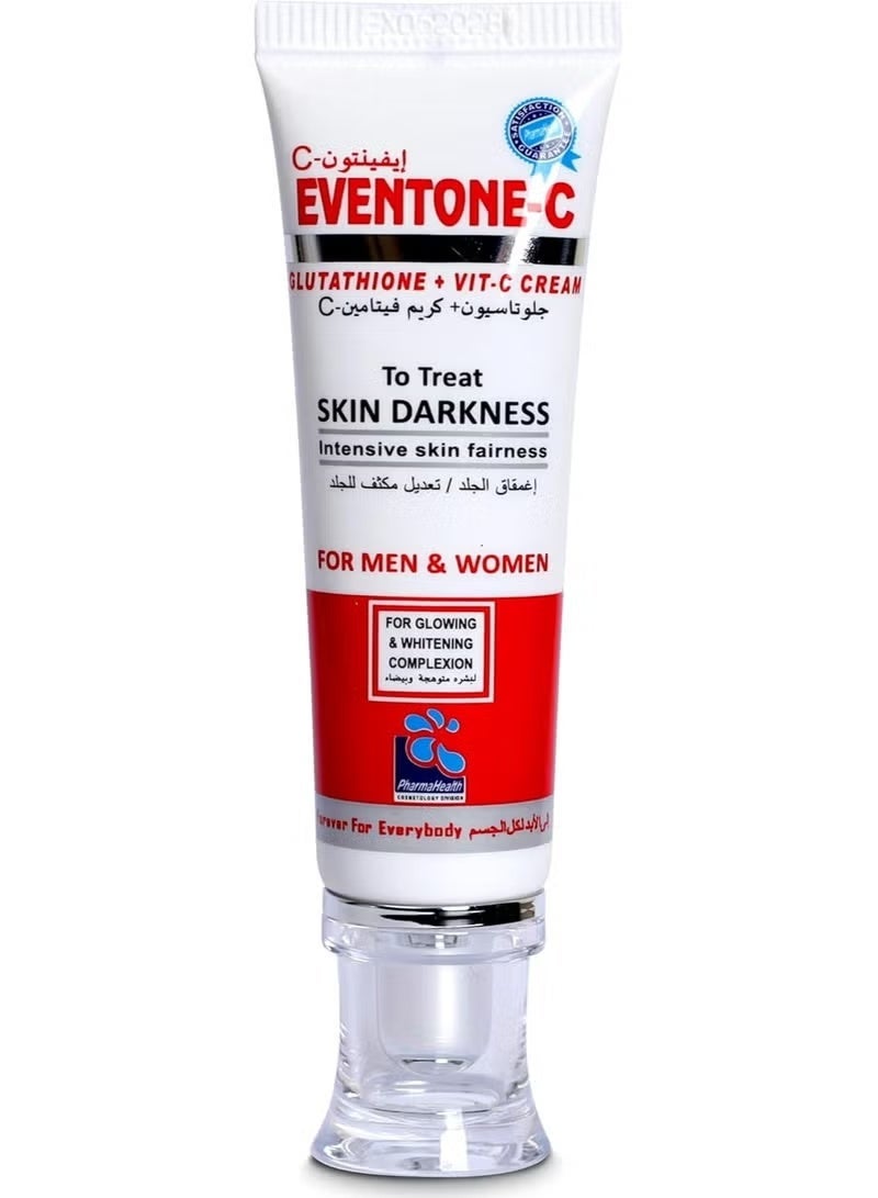 PharmaHealth Eventone-C L-Glutathione + Vitamin C Skin Darkness Treatment Cream For Men and Women 30g - Image 2
