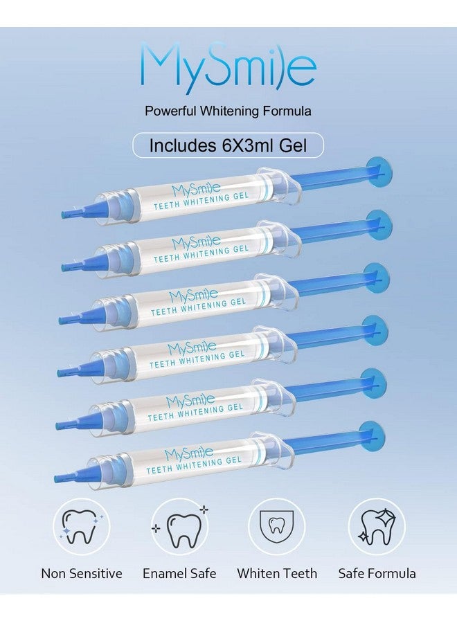 MySmile Teeth Whitening Gel Refills Pack, 6 Non-Sensitive Teeth Whitening Gel Pen, Teeth Whitener Dental Grade Tooth Whitening Gel for Tray, 10 min Fast Result Whitening - Image 4