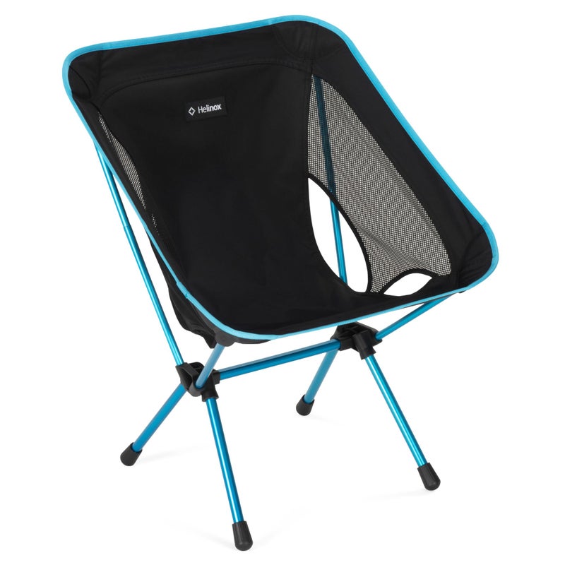 Helinox Chair One (re) High-Performance Camping Chair, Lightweight Compact Collapsible Outdoor Chairs, Backpacking, Picnic, Adventures, Black/Blue - Image 1