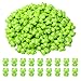 FXMHEHBB 100 Pack Mini Green Plastic Frogs Small Frog Figurine Tiny Frogs to Hide Fairy Garden Miniature Dollhouse Home Decor Frog Decorations for Party - Image 3