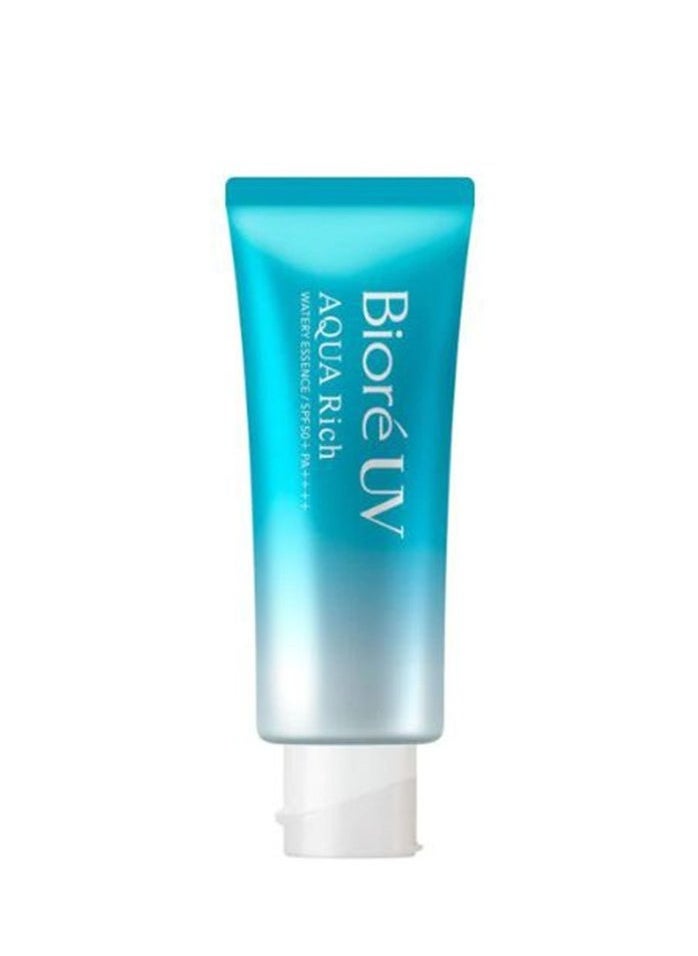 Biore UV Aqua Rich Watery Essence Sunscreen SPF50+ PA+++ UV Sunblock Cream (Made in Japan) 70g  - Image 1