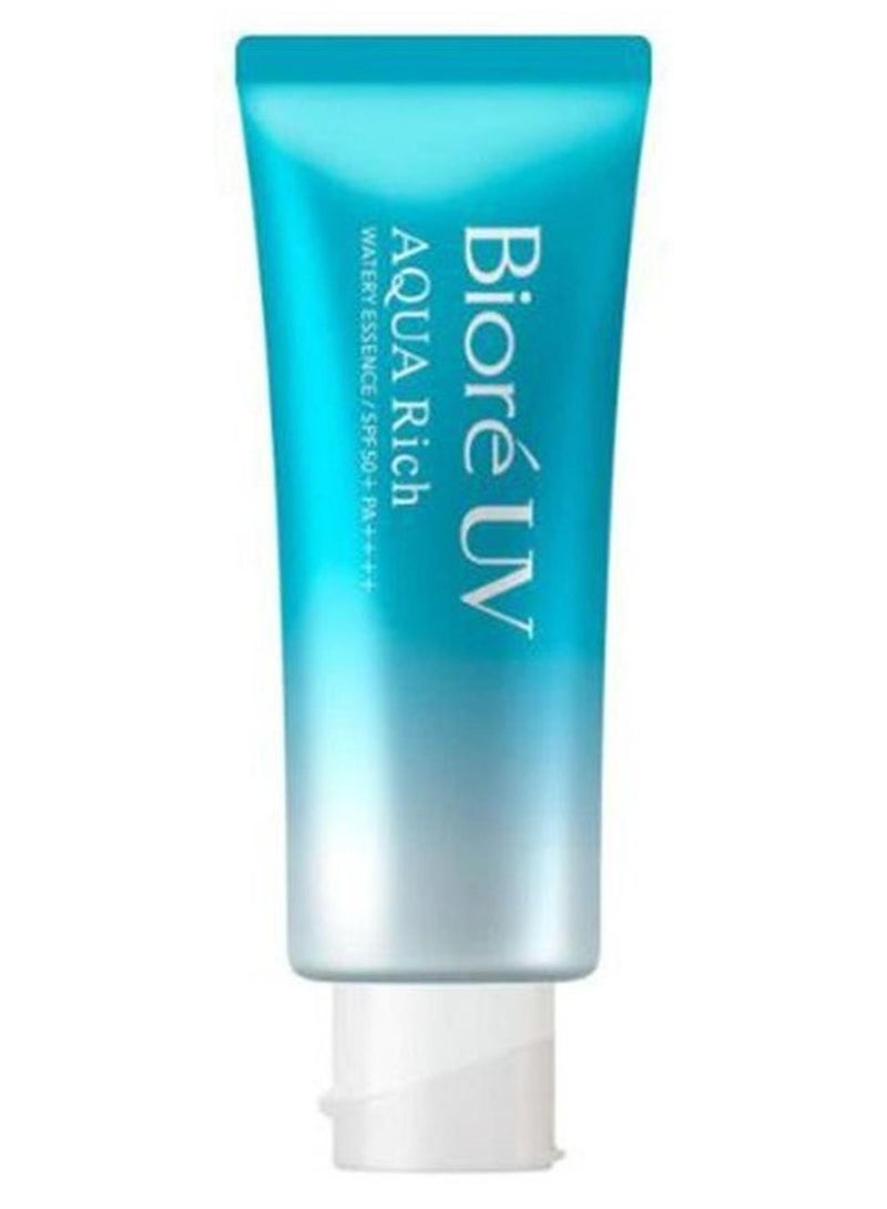 Biore UV Aqua Rich Watery Essence Sunscreen SPF50+ PA+++ UV Sunblock Cream (Made in Japan) 70g - Image 1