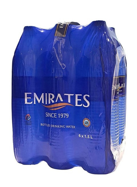 Emirates Bottled Drinking Water 1500ml, Pack of 6