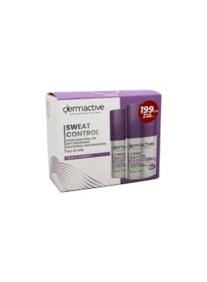 Dermactive Triple Effect Deo Roll-on 60ml 1+1