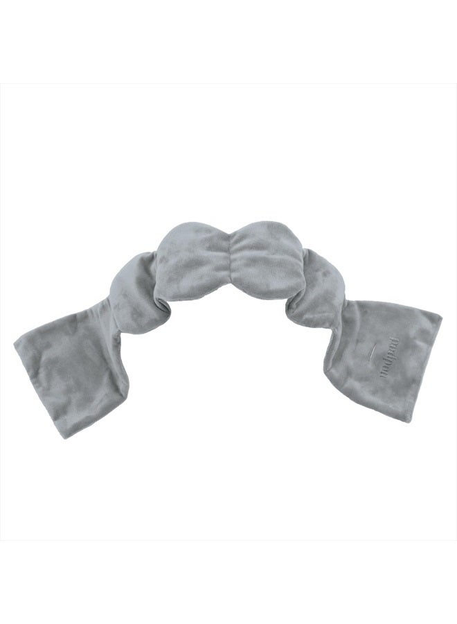 Nodpod Gentle Pressure Sleep Mask | Patented Light Blocking Design for Sleeping, Traveling & Relaxation - Elephant Gray