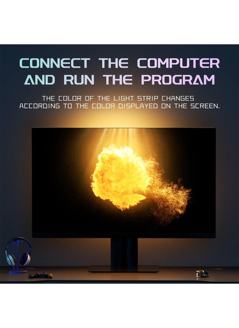 REES52 REES52 Monitor Backlight Immersion Display Backlight and Screen Color Synchronization Suitable for Esports PC Players Enhancing The Viewing Atmosphere  - Image 3
