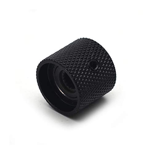 KAIY Set of 3 Black Metal Guitar Control Knob, Guitar Volume Tone Control Dome Knobs, Tele Telecaster or Guitar Bass Replacement Parts - Image 4