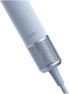 Laifen Laifen Mini high speed brushless motor, 1 Smooth nozzle to dry and Style your hair, 1 mini pouch. (Blue)  - Image 3