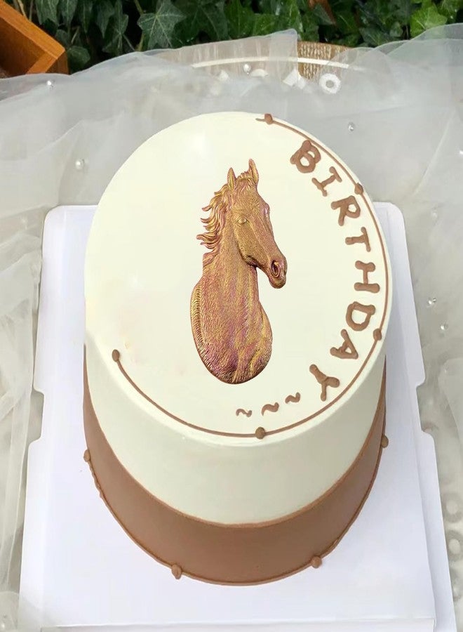Sijiangmold Horse Silicone Mold Horseshoe Fondant Molds For Cake Decorating Cupcake Topper Chocolate Candy Polymer Clay Gum Paste Set Of 3 - Image 3