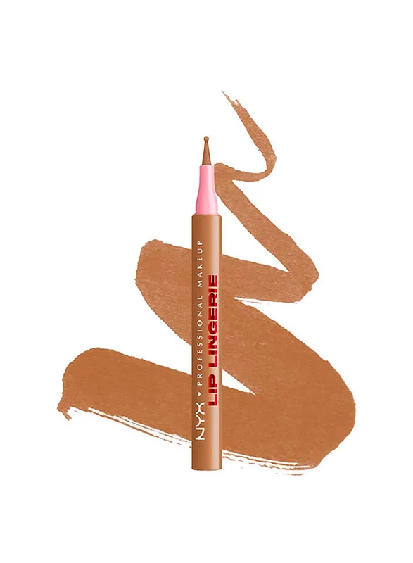 NYX Professional Makeup Lip Lingerie Lip Liner Stain, Seamless All Day Stain, Waterproof, Tease U Later