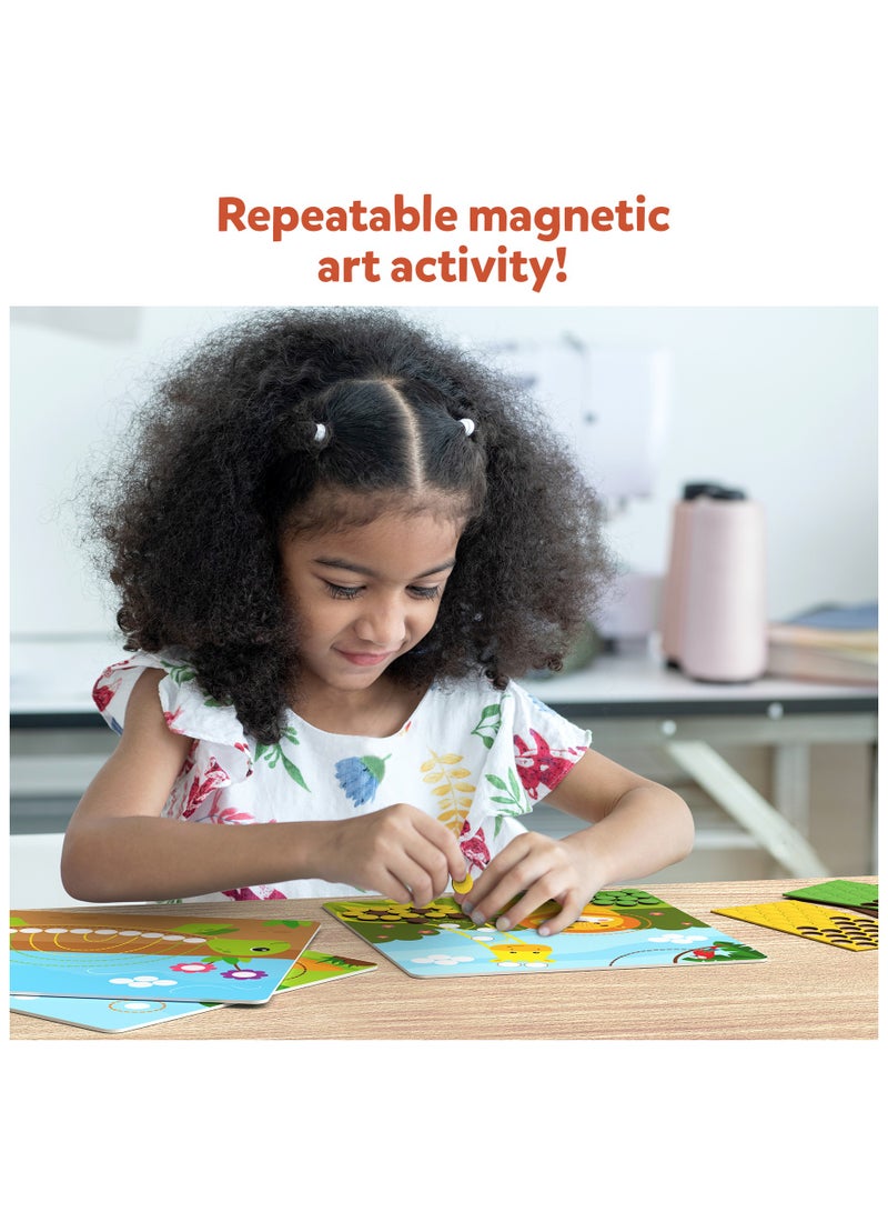 Skillmatics Dot It with Magnets - Animals, Repeatable Art for Kids, Mess-Free, Craft Kits, DIY Creative Activity, Gifts for Boys & Girls Ages 4, 5, 6, 7 - Image 3