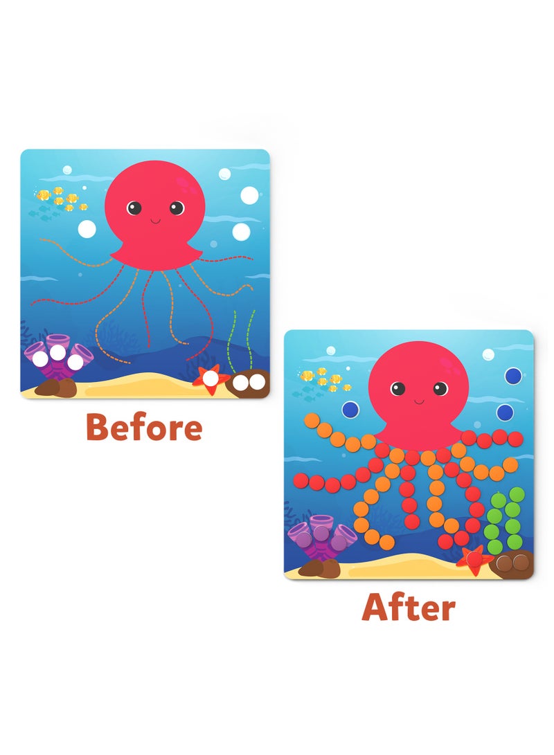 Skillmatics Dot It with Magnets - Animals, Repeatable Art for Kids, Mess-Free, Craft Kits, DIY Creative Activity, Gifts for Boys & Girls Ages 4, 5, 6, 7 - Image 5