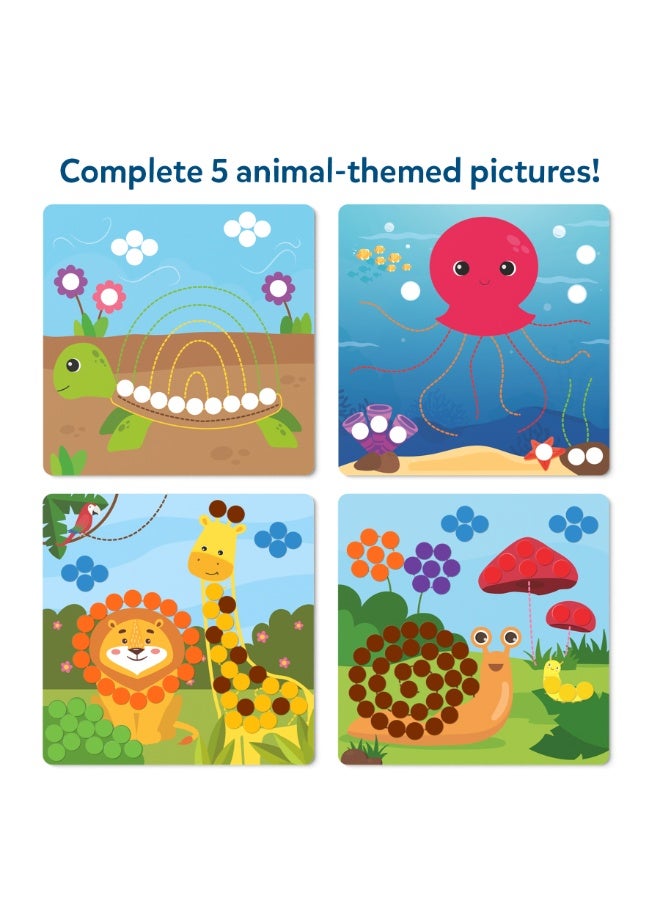 Skillmatics Dot It with Magnets - Animals, Repeatable Art for Kids, Mess-Free, Craft Kits, DIY Creative Activity, Gifts for Boys & Girls Ages 4, 5, 6, 7 - Image 4