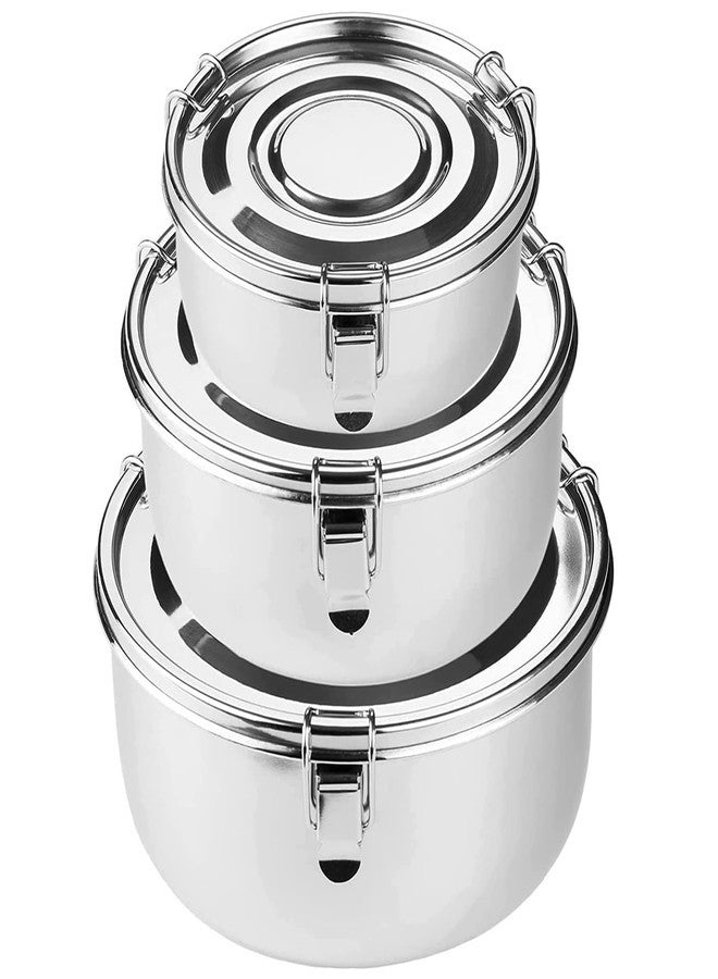 LEEPENK Premium Stainless Steel Food Storage Containers 304 Grade The Original Leak-Proof, Airtight, Smell-Proof - Perfect For Camping Trips, Lunches, Leftovers, Soups, Salads - Image 1