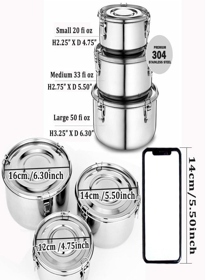 LEEPENK Premium Stainless Steel Food Storage Containers 304 Grade The Original Leak-Proof, Airtight, Smell-Proof - Perfect For Camping Trips, Lunches, Leftovers, Soups, Salads - Image 3