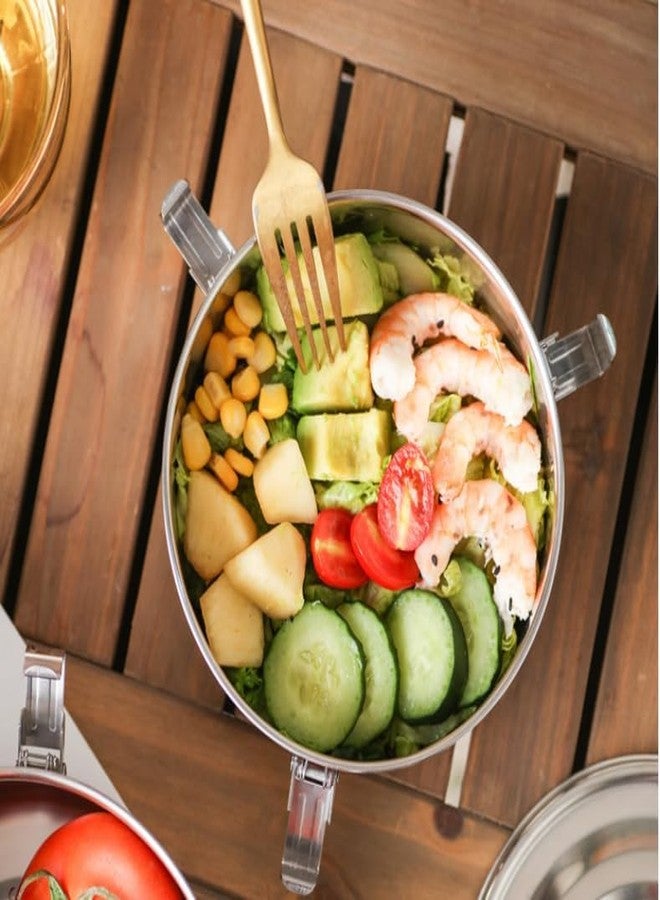 LEEPENK Premium Stainless Steel Food Storage Containers 304 Grade The Original Leak-Proof, Airtight, Smell-Proof - Perfect For Camping Trips, Lunches, Leftovers, Soups, Salads - Image 5