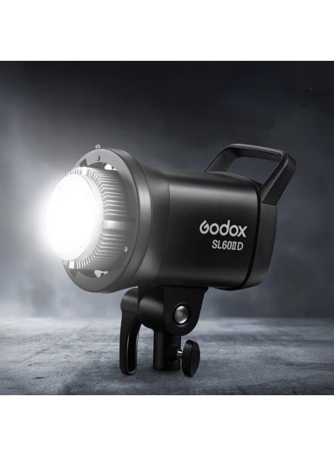 جودوكس إضاءة تصوير Godox SL60IIBI LED بقدرة 75 واط بدرجتي حرارة لون من 2800 إلى 6500 كلفن مع حامل Bowens ومعامل تجسيد ألوان 96 بلس للاستوديو - Image 4