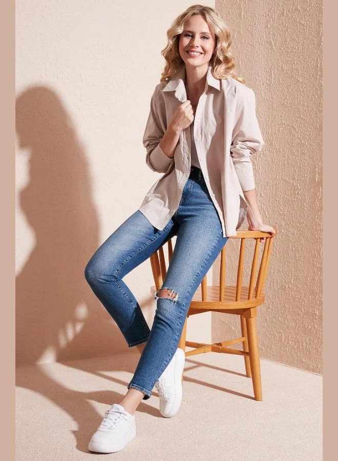 ليلا قميص قطني ليلا نسائي