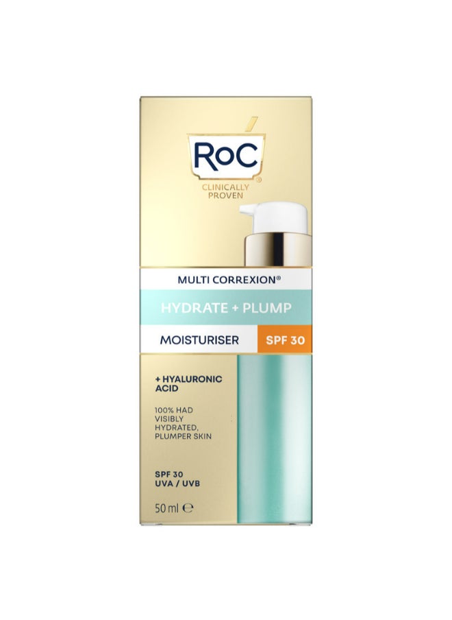 RoC - MULTI CORREXION HYDRATE + PLUMP DAILY MOISTURIZER (SPF 30) 50ML - Image 1
