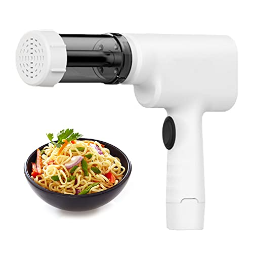 VBM Handheld Electric Pasta Maker, 6 in 1 Cordless Pasta Maker Machine, Portable Noodle Maker, Automatic Noodle Press Machine, Spaghetti Maker |Portable Italian Noodle Making Machine with Mold - Image 2