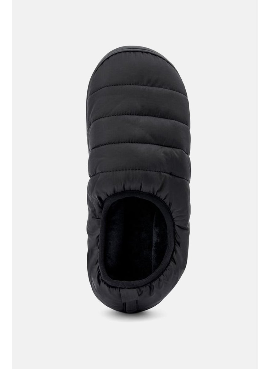 Tchibo Men Quilted Slippers, Black  - Image 4
