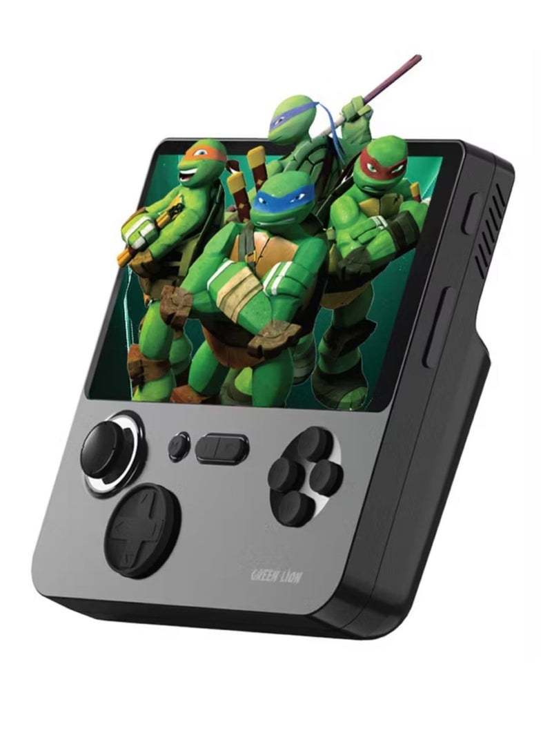 جرين ليون وحدة تحكم ألعاب GP PRO 5 مع حامل مدمج، وقت تشغيل يصل إلى 10 ساعات، شاشة IPS عالية الدقة 5 بوصات، دقة 1280×720 بكسل، سعة بطارية 5000 مللي أمبير/ساعة - أسود - Image 1