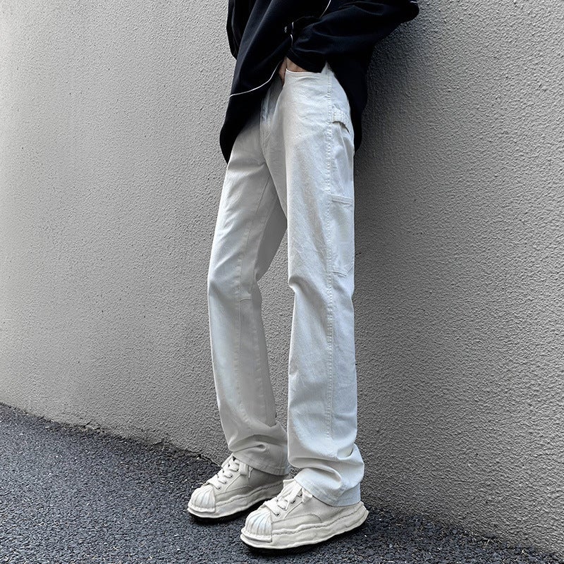 Unisex Classic Denim Jeans Loose Fit Daily Outdoor Wear - Image 5