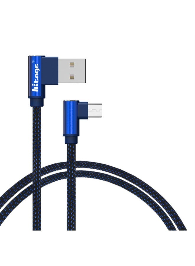 هيتيج كابل ألعاب Hitage WB-668 USB Type-C مع موصلات بزاوية 90 درجة، شحن سريع ونقل بيانات - Image 2
