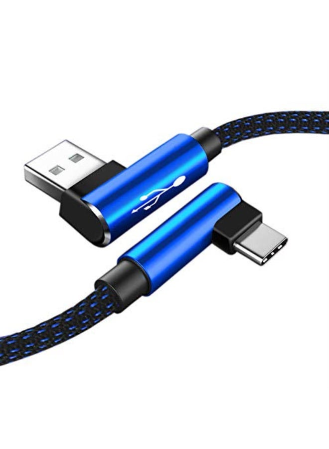 هيتيج كابل ألعاب Hitage WB-668 USB Type-C مع موصلات بزاوية 90 درجة، شحن سريع ونقل بيانات - Image 1