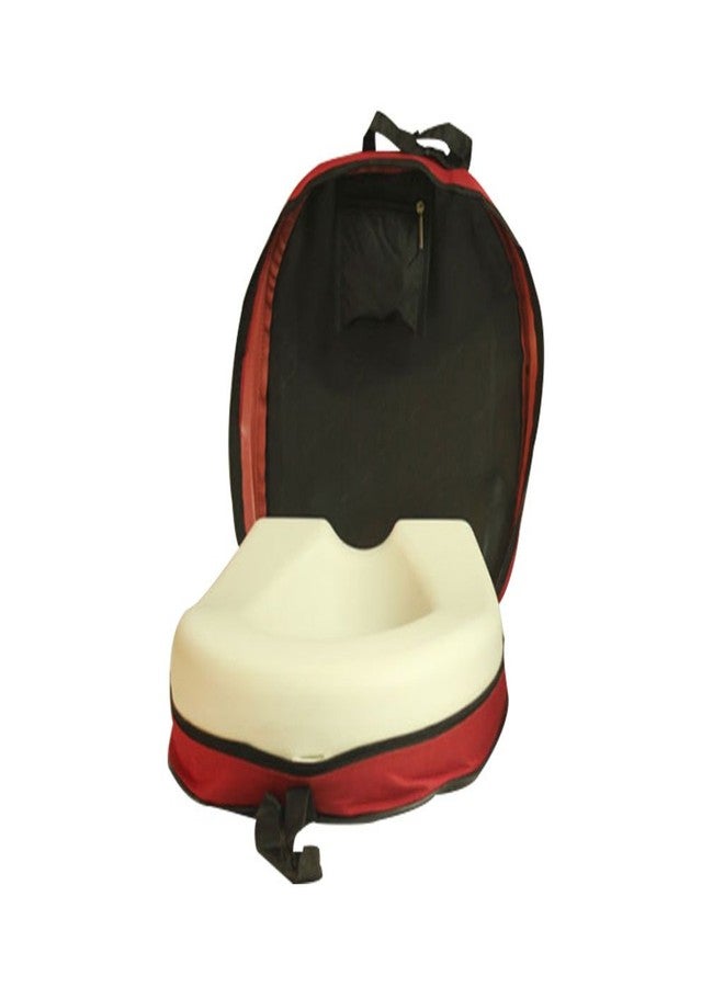 Pedder Johnson Raised Toilet Seat With Clamp 8cm With Bag - Image 3