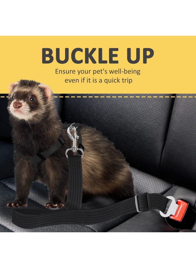 SunGrow Dog Seat Belt For Car, Adjustable Nylon Pet Seatbelt, Supports All Cars, Seatbelt For Dogs In Car, Dog Car Leash Seat Belt, Cats And Ferrets Seat Belt Harnesses - Image 3