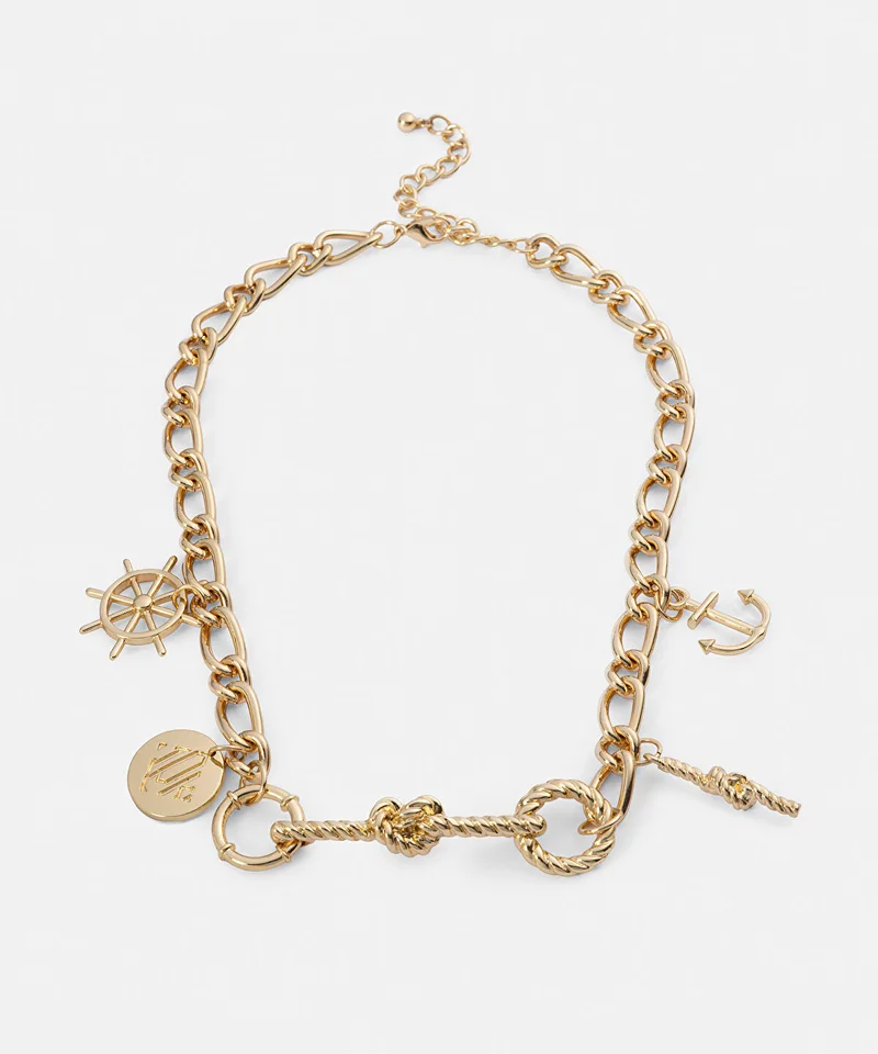 Ipekyol Multi-Charm Necklace