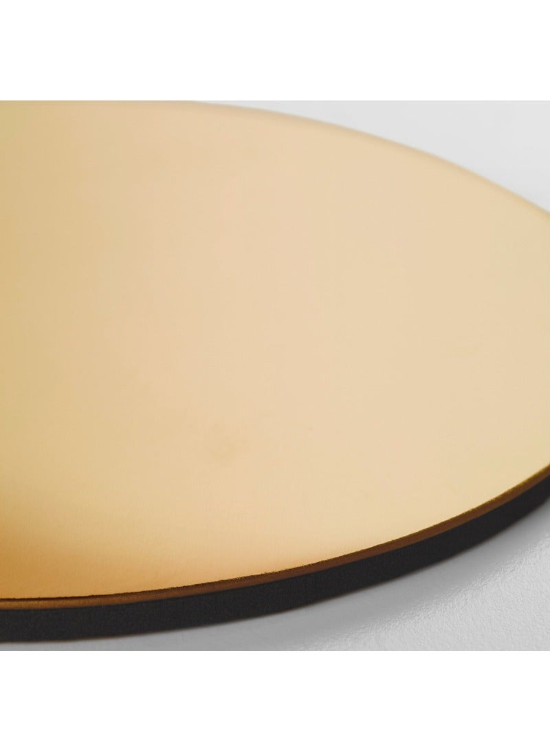 Brass-Colored Coasters with Holder – Set of 6  - Image 2