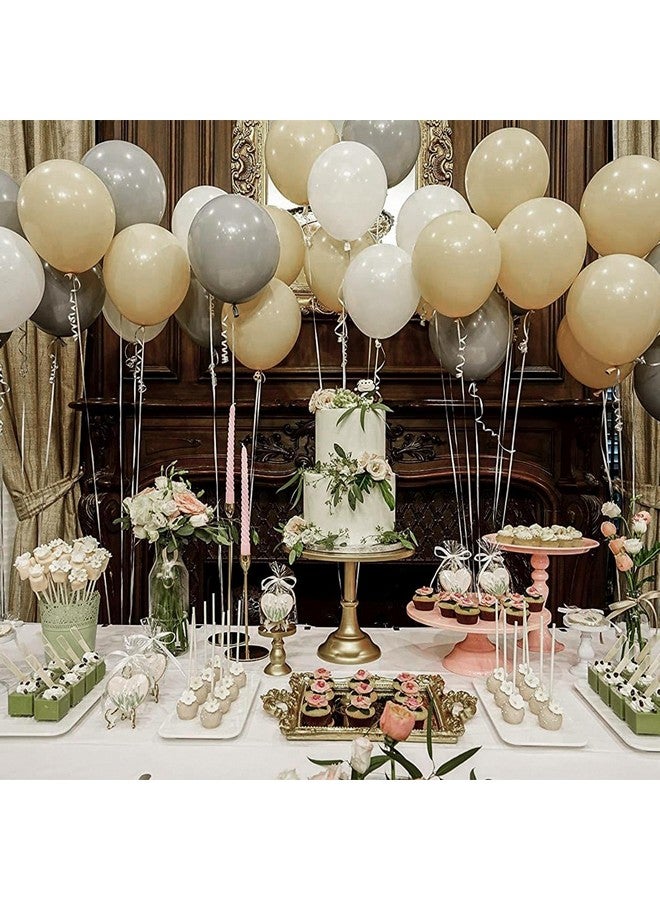 PartyWoo Light Brown Balloons 140 pcs Different Sizes Pack of 18 12 10 5 Inch Tan Boho Neutral Beige Cream Nude Balloon Arch Kit Garland for Baby Shower Graduation Birthday Party Decorations Brown-F56 - Image 5