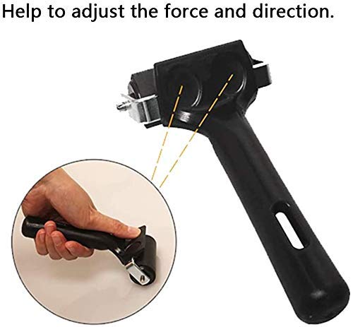 Worison Rubber Roller Brayer Rollers, 2 inch Glue Roller Black Handle for Ink Paint Block Stamping, Printmaking Wallpaper Arts Crafts - Image 4