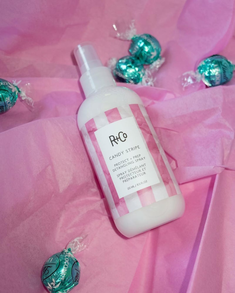 R+Co Candy Stripe Protect + Prep Detangling Spray - Image 5